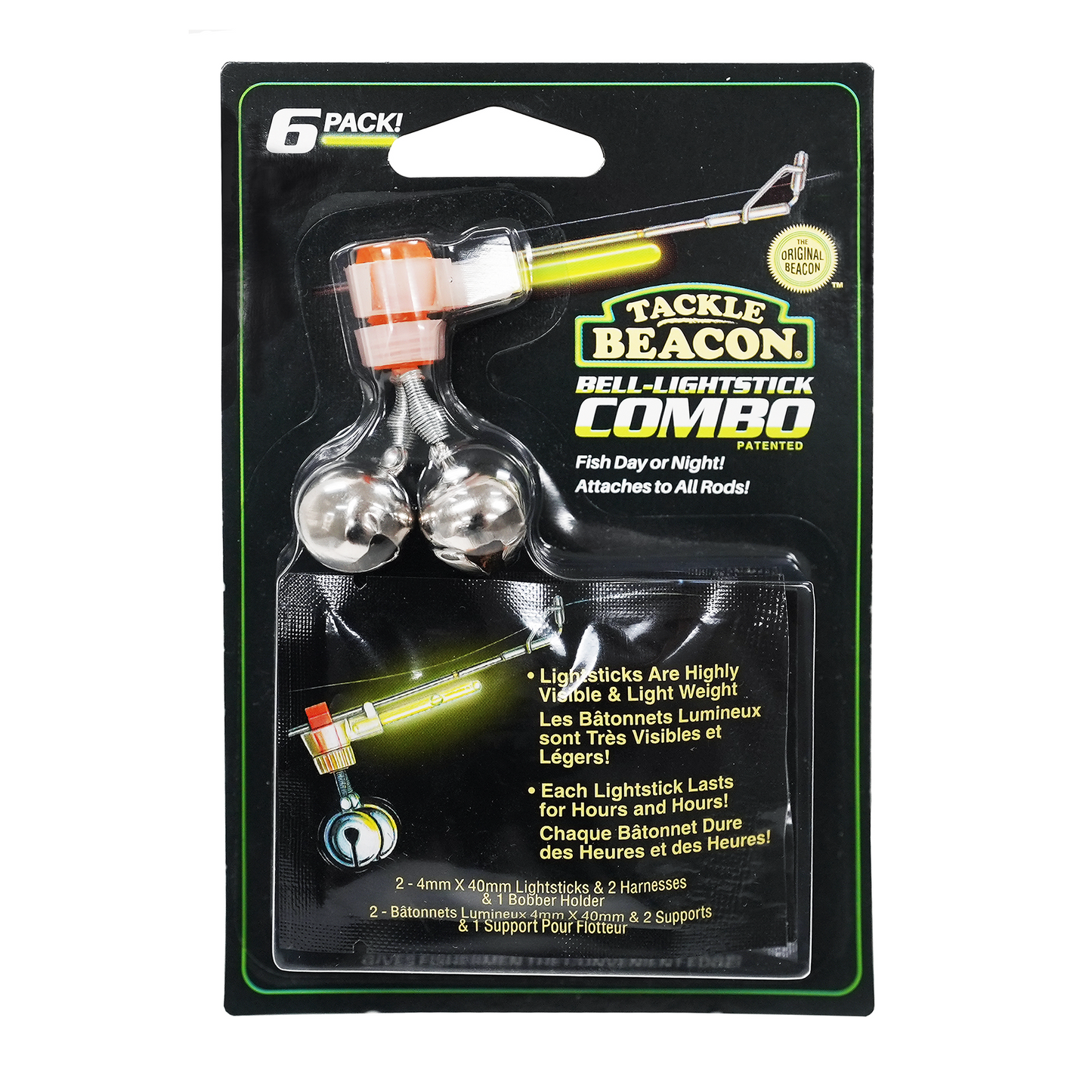 Fishing Rod Bell Lightstick Combo