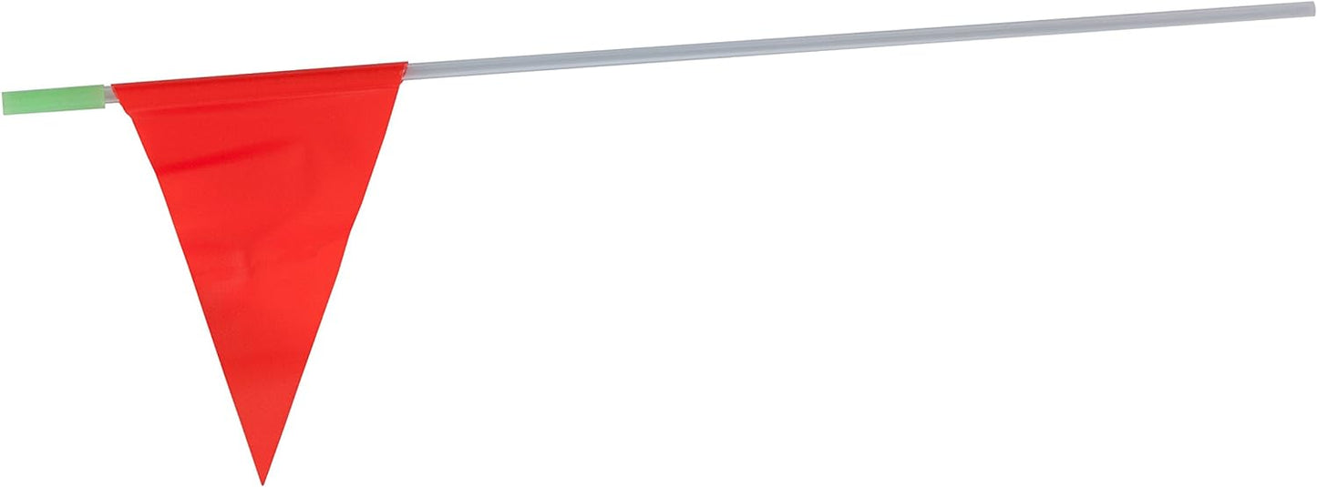 12 inch red flag for catfishing. Bite alarm alert system.