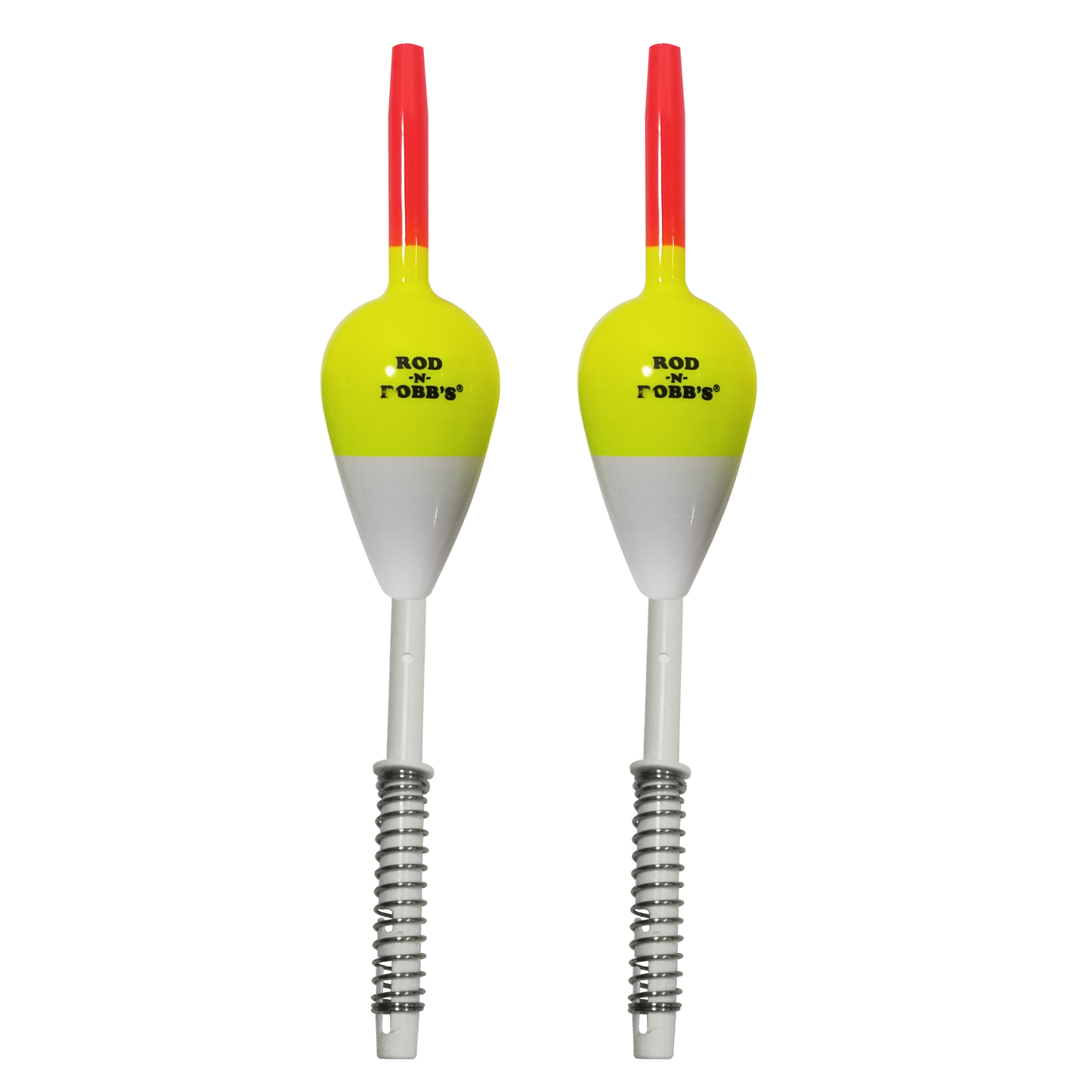 7/8 inch oval fishing bobbers that works for fixed float, bottom slip, or center slip rigging. 2 Pack