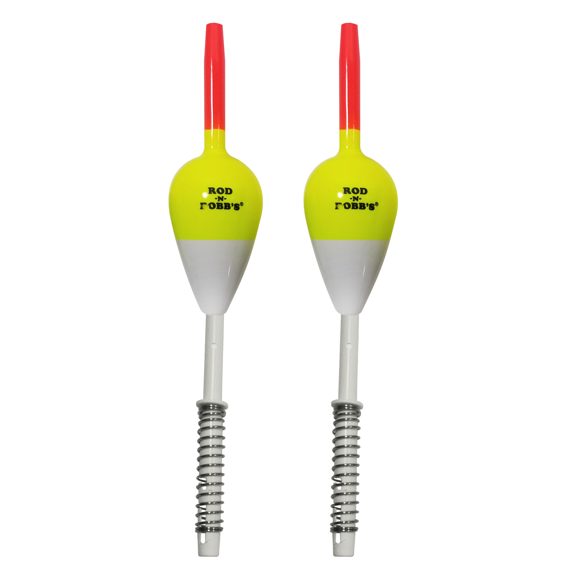 7/8 inch oval fishing bobbers that works for fixed float, bottom slip, or center slip rigging. 2 Pack
