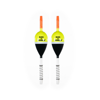 RevolutionX 3-In-One Glow Fishing Bobbers (2-Pack) | Night Fishing Float System