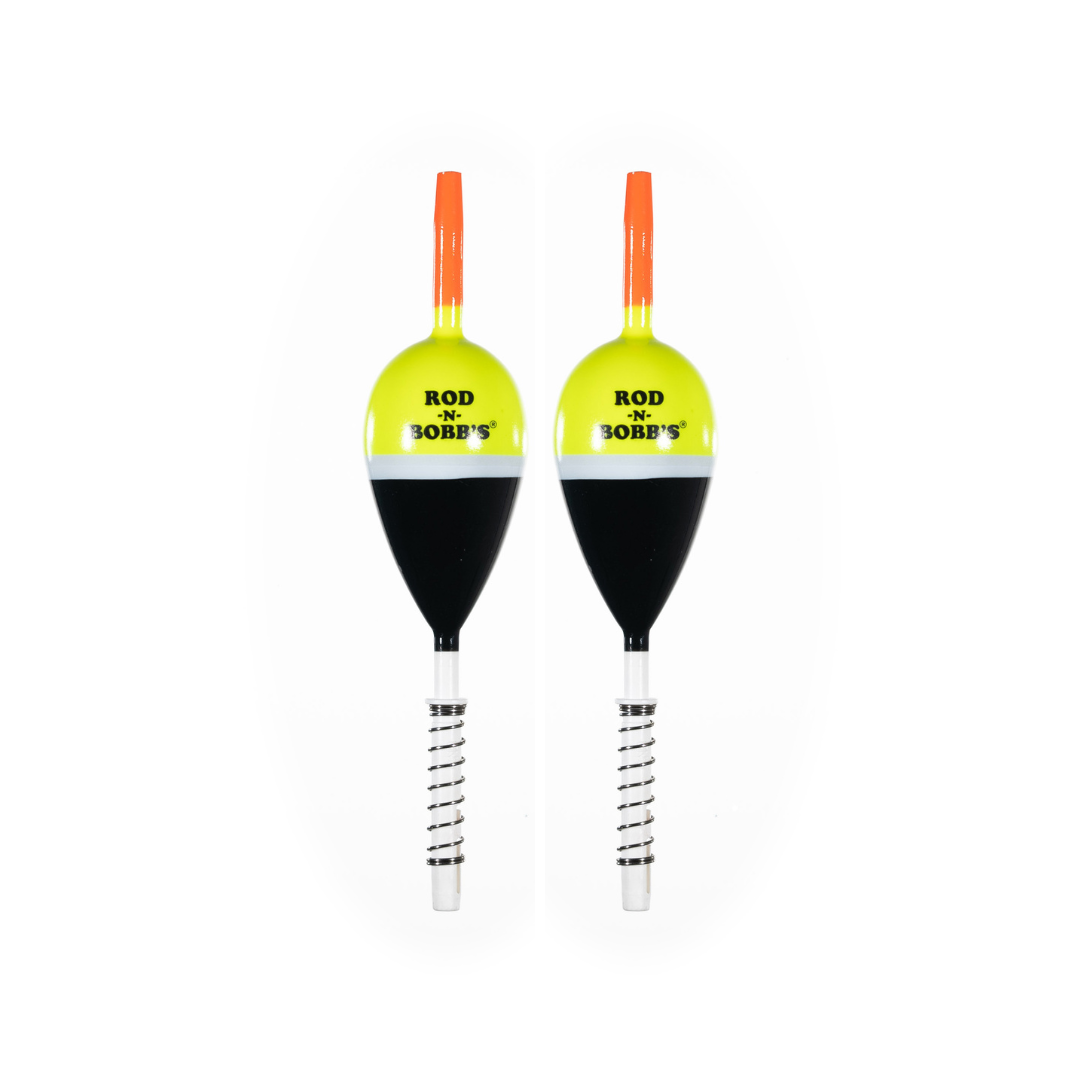 RevolutionX 3-In-One Glow Fishing Bobbers (2-Pack) | Night Fishing Float System