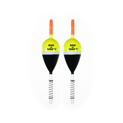 RevolutionX 3-In-One Glow Fishing Bobbers (2-Pack) | Night Fishing Float System