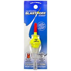 Rod-N-Bobbs® Blast Off Bobber Yellow Body with Clear Bottom