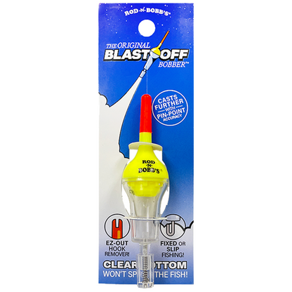 Rod-N-Bobbs® Blast Off Bobber Yellow Body with Clear Bottom
