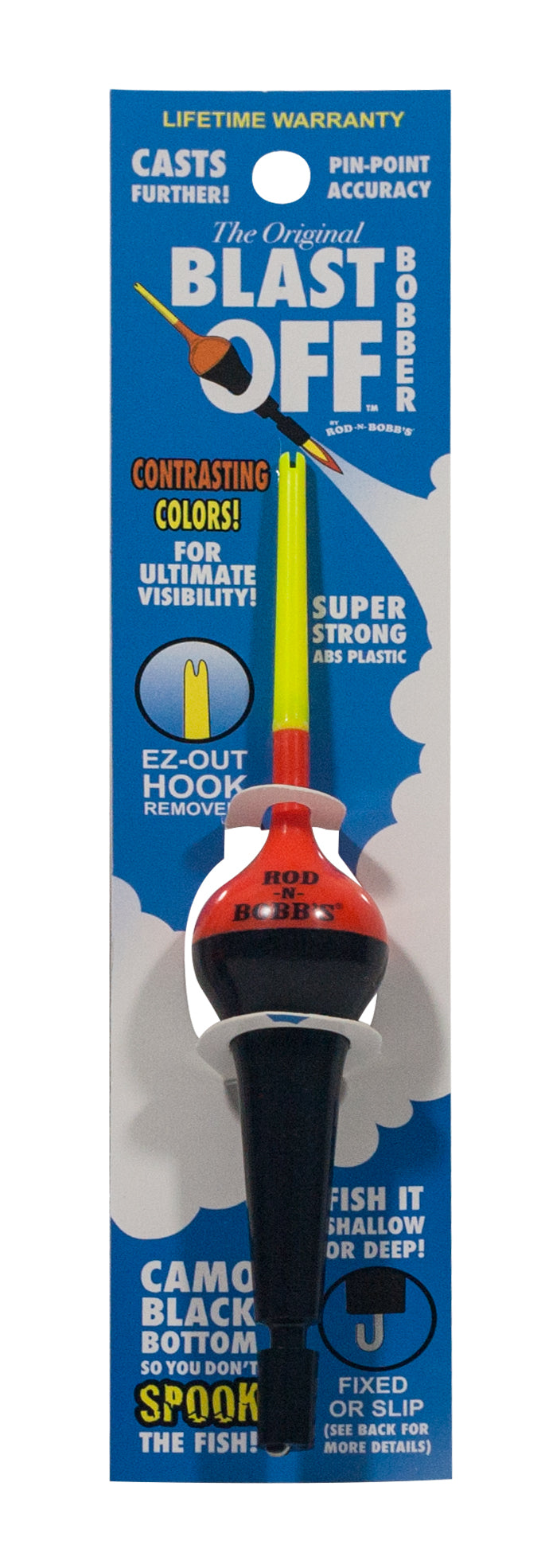 Blast Off Bobber - Black Bottom