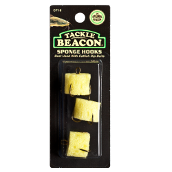Rod-N-Bobbs® Tackle Beacon® Catfish Yellow Sponge Hook Treble Hook (3 Pack) - #4 Hook Size
