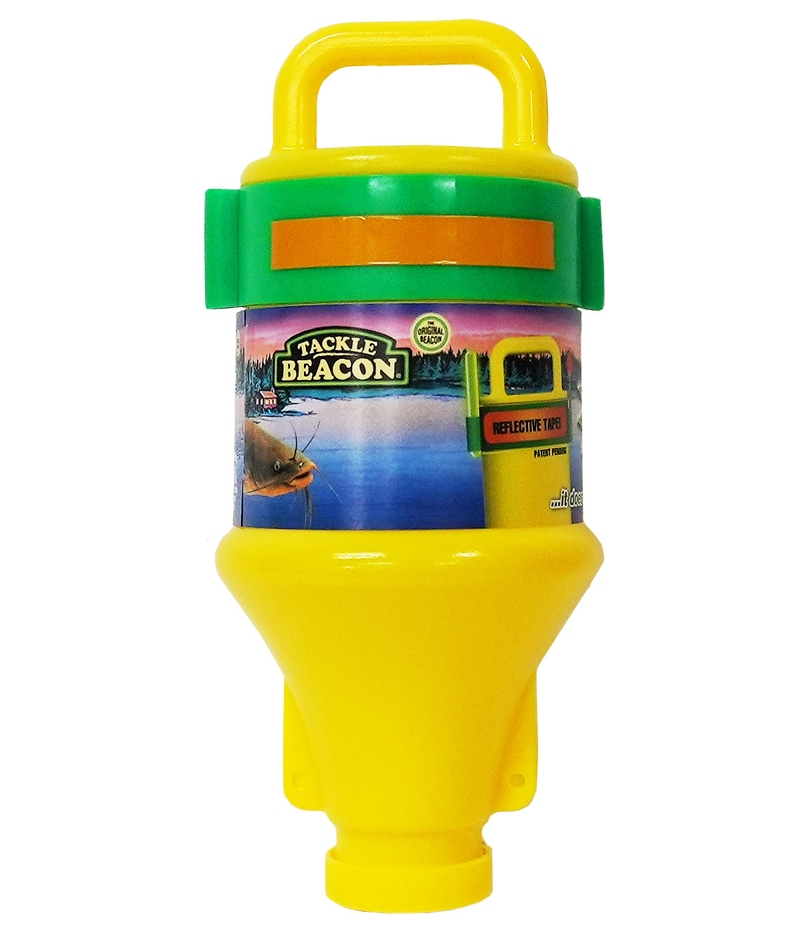 Rod-N-Bobbs® Tackle Beacon® Catfish 3-3/4"W Yellow Fishin' Jug
