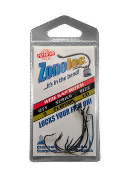 Rod-N-Bobbs® Zoneloc® Wide Gap Worm Hook (5 Pack)