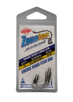 Rod-N-Bobbs® Zoneloc® Wide Gap Circle Hook (5 Pack)