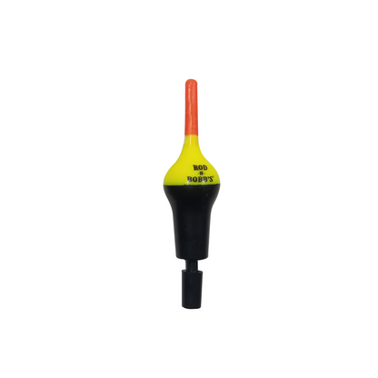 4 inch Blast Off fishing rocket bobbers - Yellow
