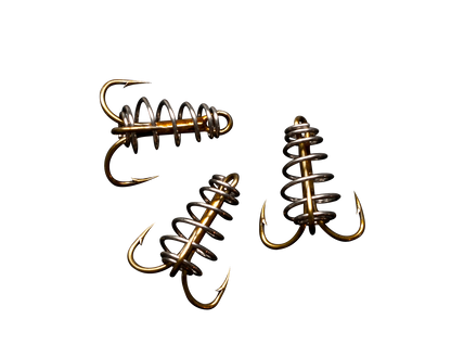 Catfish Spring Dough Bait Treble Hooks - 3 Pack of #6 Hooks