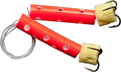 Rod-N-Bobbs® Tackle Beacon® Catfish Yellow Sticky Worm Treble Hook (2 Pack) - #4 Hook Size