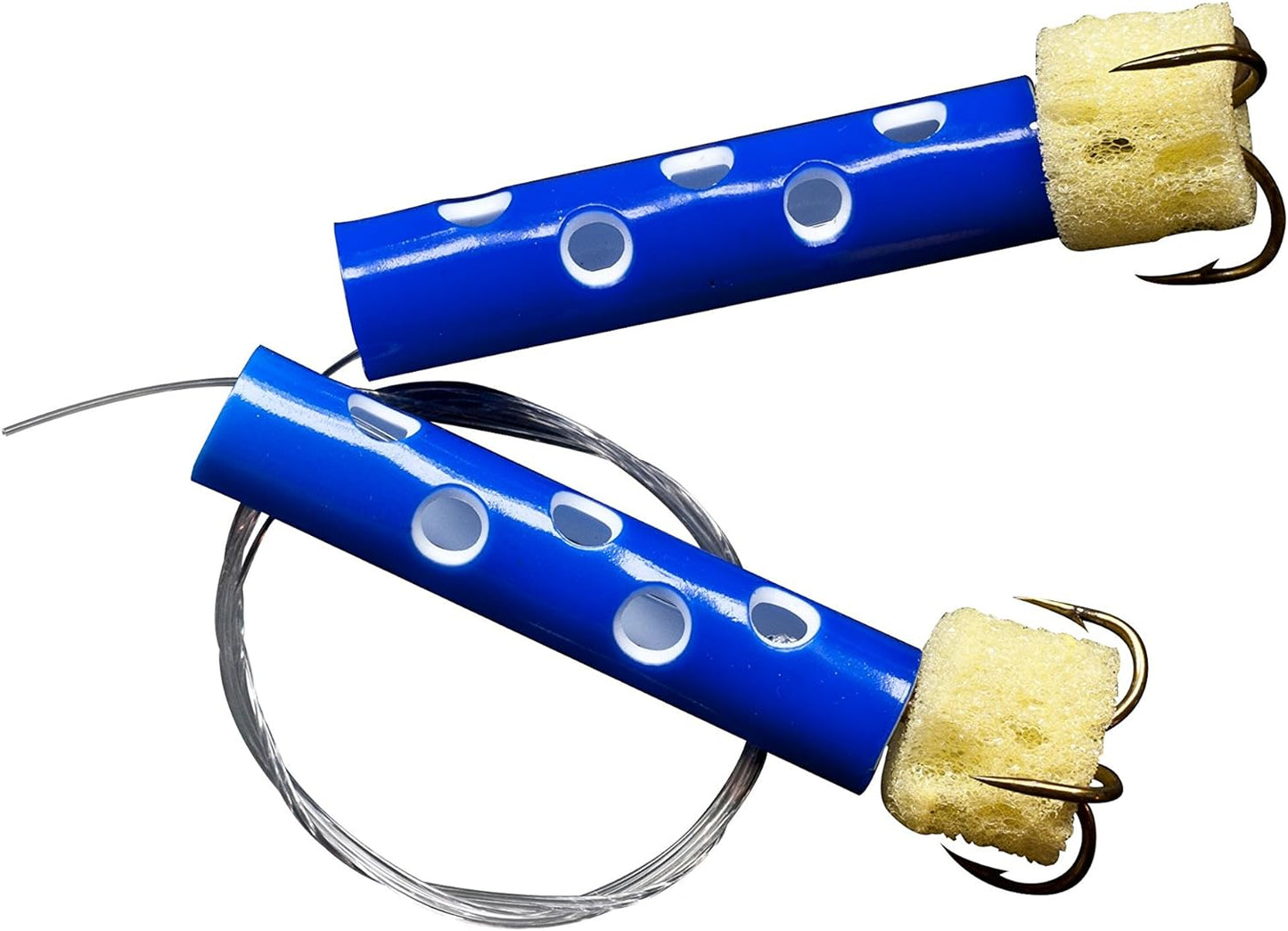 Rod-N-Bobbs® Tackle Beacon® Catfish Yellow Sticky Worm Treble Hook (2 Pack) - #4 Hook Size