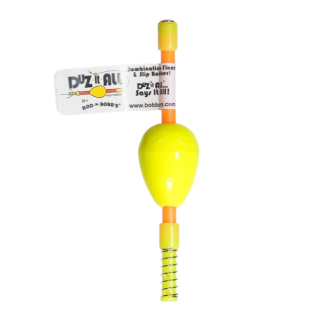 rodnbobbs DUZ-it-ALL Bulk Slip Bobber 1.25 Yellow