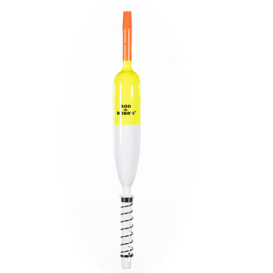 1/2 inch pencil fishing bobber that works for fixed float, bottom slip, or center slip rigging.