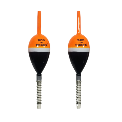 1 1/8 inch Revolution X Weighted fishing bobber works fixed float, bottom spring slip, or center slip rig style. 2 pack